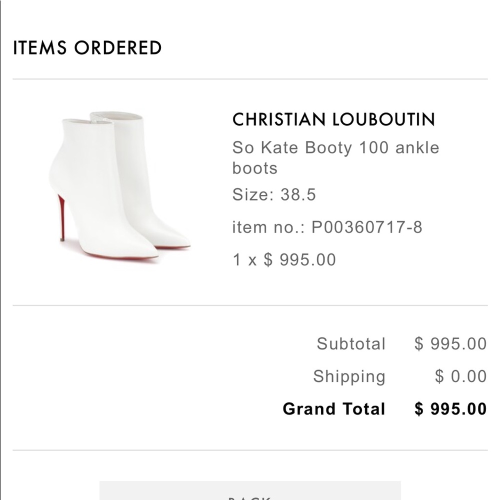 CHRISTIAN LOUBOUTIN SO KATE BOOTY 100 38.5 BNIB - Picture 7 of 8